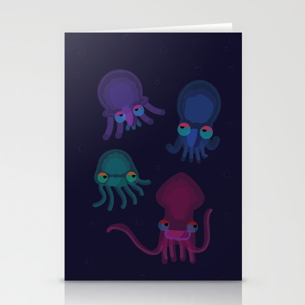 Squid Stationery Cards