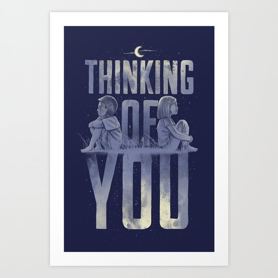 'Thinking of You' Art Print