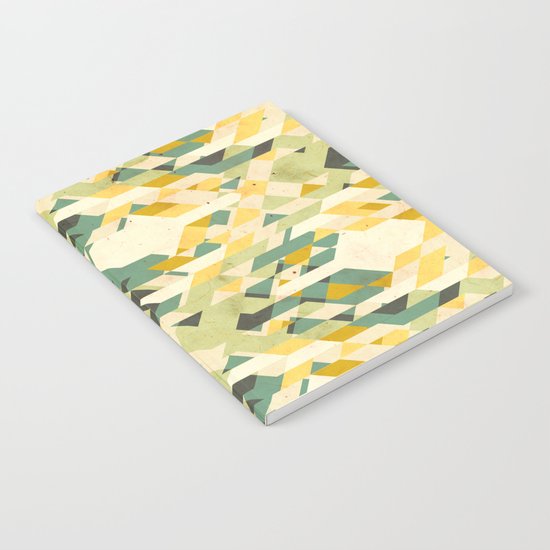 des-integrated tartan pattern Notebook