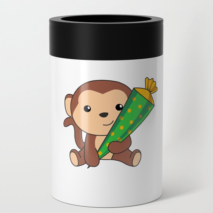 Monkey School Enrollment Kindergarten Can Cooler