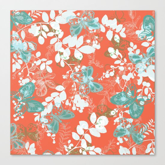 adrienne coral Canvas Print