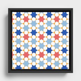Islamic pattern Framed Canvas