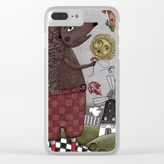 It's a Hedgehog! Clear iPhone Case