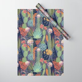 Modern Cactus Print Wrapping Paper