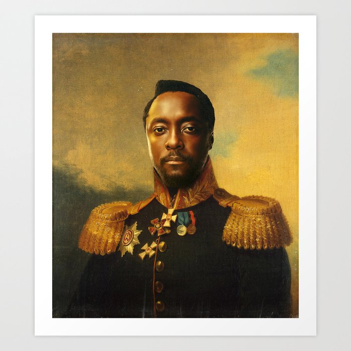 will.i.am - replaceface Art Print