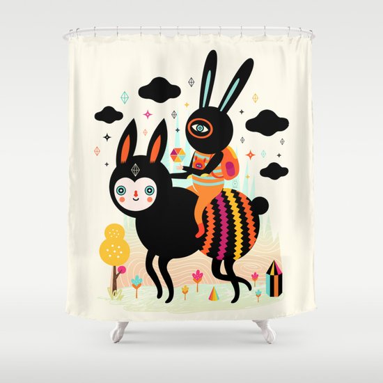 Walking Away Shower Curtain