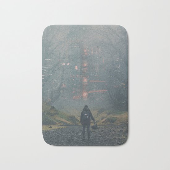 Digital Forest Bath Mat