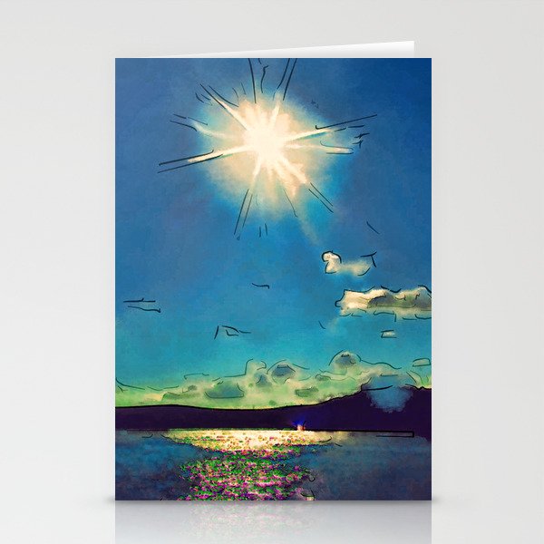 Sunshine at the Black Sea Stationery Cards