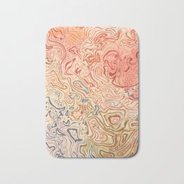 Rock Pool Bath Mat | Whirl, Livingcoral, Drawing, Curated, Mix, Water, Soothing, Pool, Juxtapose, Vintage 