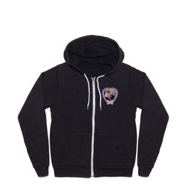 Candy Corn Ghost and Bat Spooky House 2 Zip Hoodie