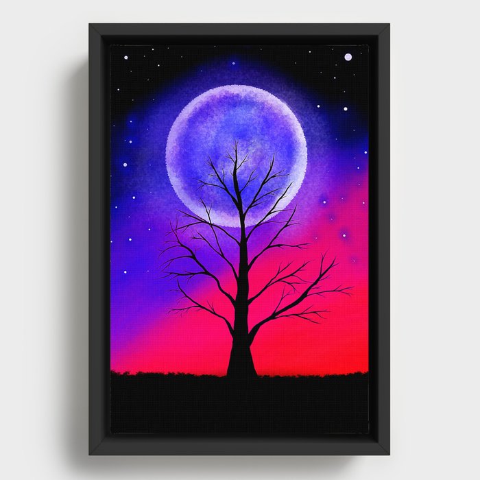 Luar - The Moon Framed Canvas