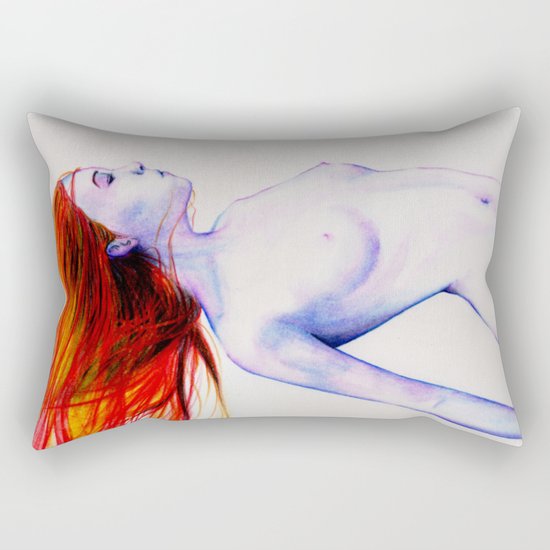 Brave (Red version) Rectangular Pillow