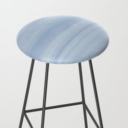 Navy Blue Watercolor Ombre Bar Stool