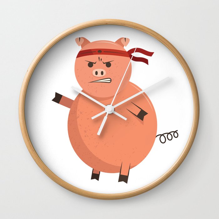 Pork Chop Wall Clock
