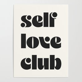 "self love club" Poster