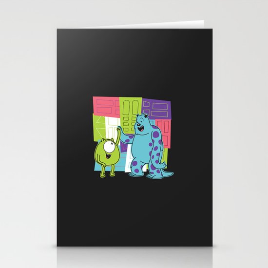Monster Time Stationery Cards