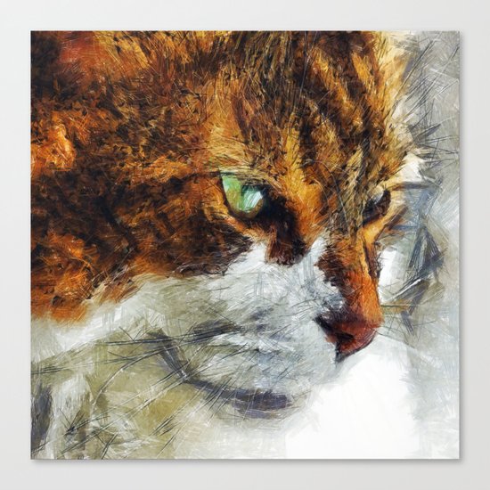 Cute Cat Canvas Print