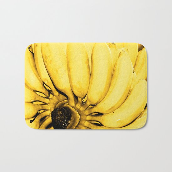 Yellow bananas Bath Mat