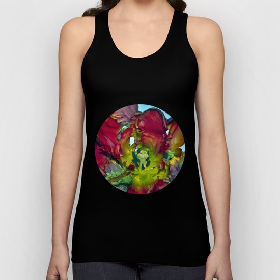 Still life with Red Tulips Unisex Tank Top