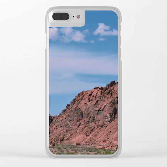 Valley of Fire Clear iPhone Case