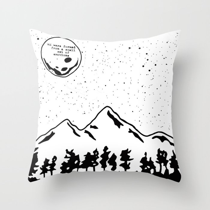 We Were Formed Together Throw Pillow