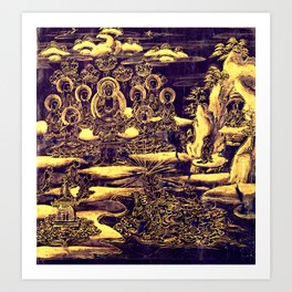 Devadatta of the Lotus Sutra Art Print