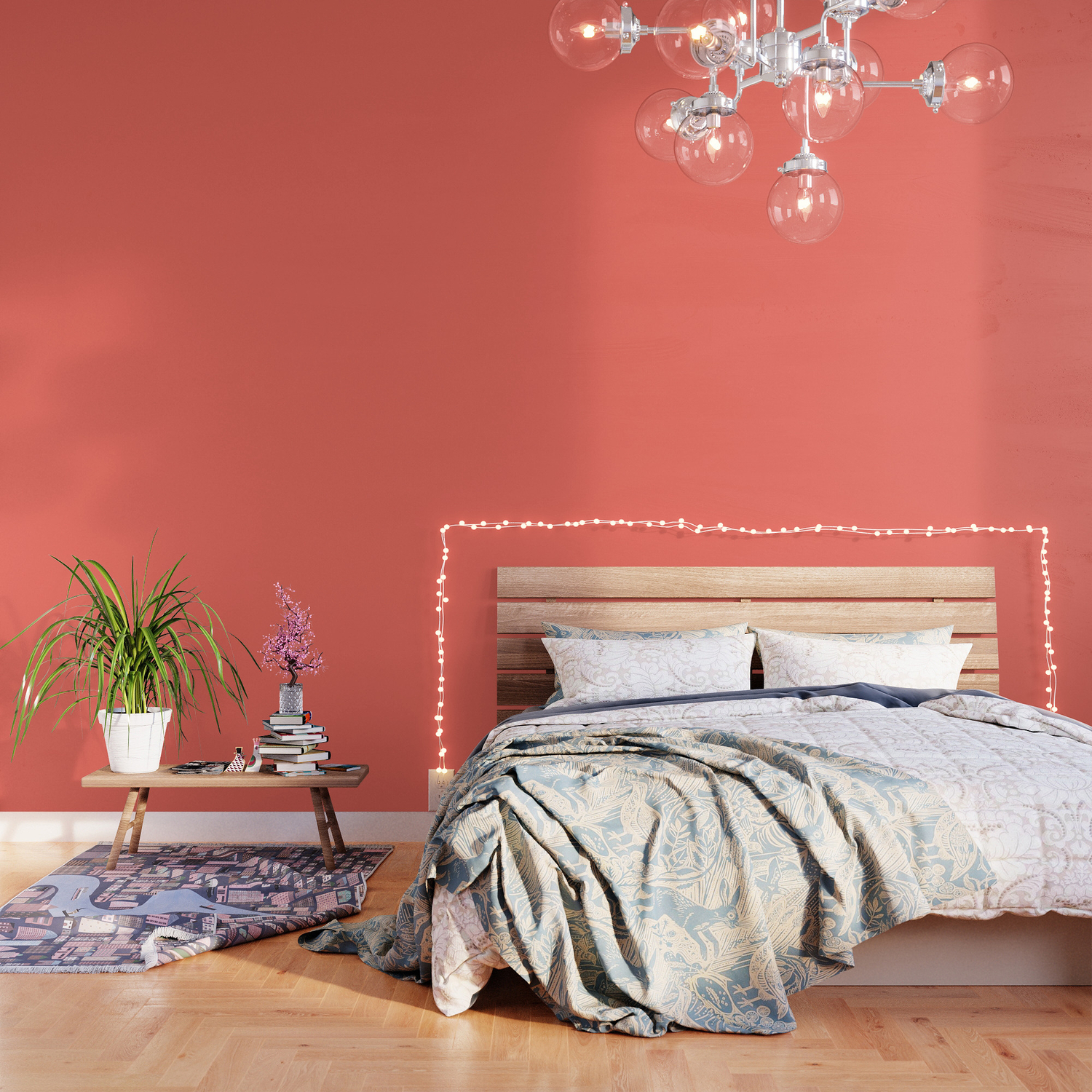 Living Coral Colour Of The Year Color Pantone Wallpaper By