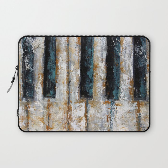 Play Me a Song Piano Keys Laptop Sleeve