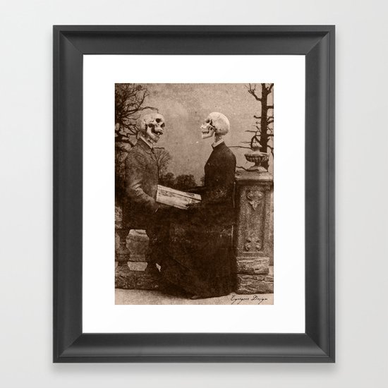 Dark Victorian Portraits: The Last Date Framed Art Print