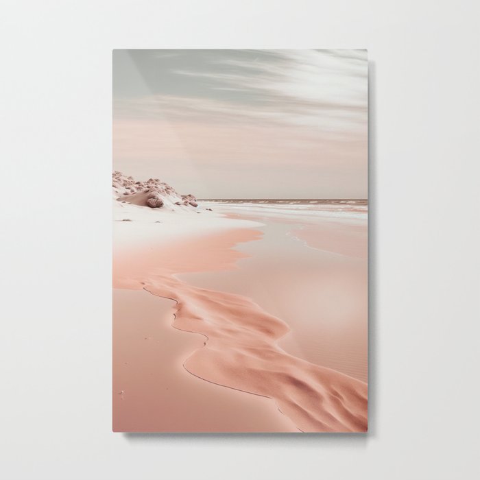 Pink Sand Paradise Metal Print