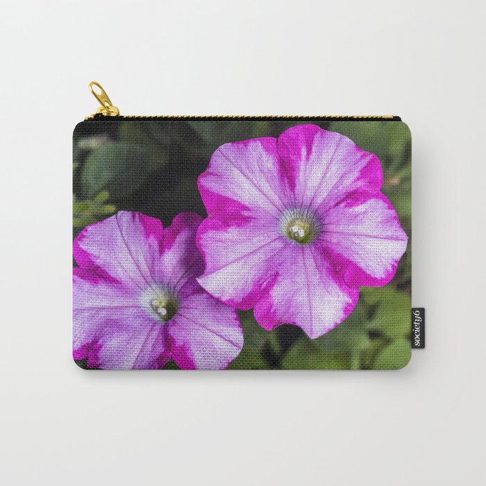 Pair of Petunia flowers Carry-All Pouch
