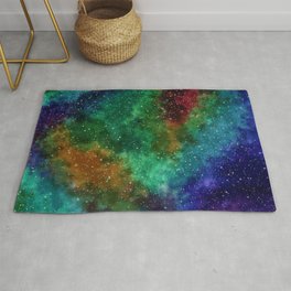 Colorful Galaxy Rug