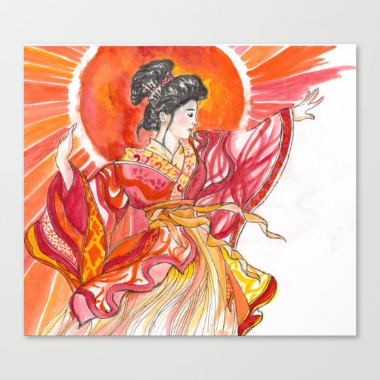Geisha Canvas Print