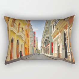 Streets of Old San Juan Rectangular Pillow