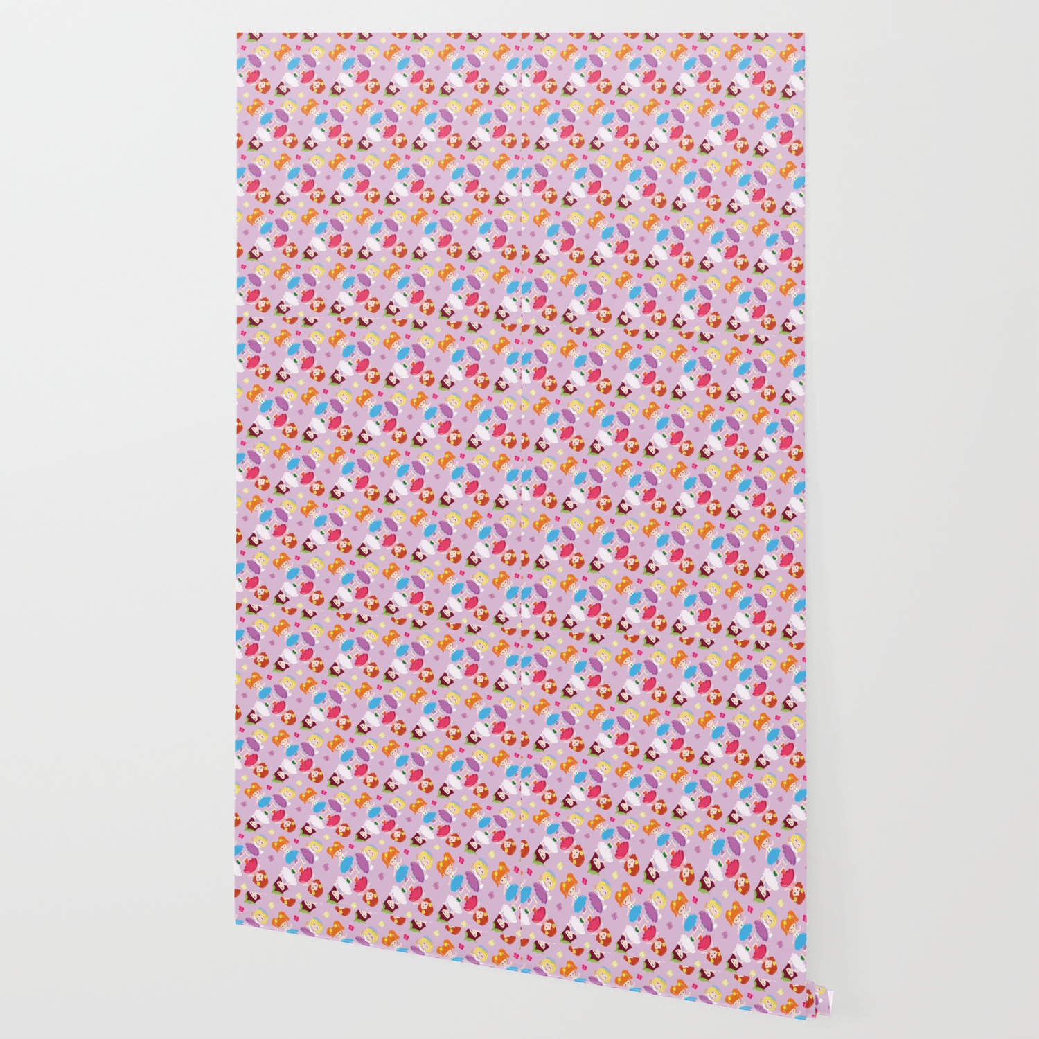Polly Pocket Pattern Wallpaper By Guzel Society6