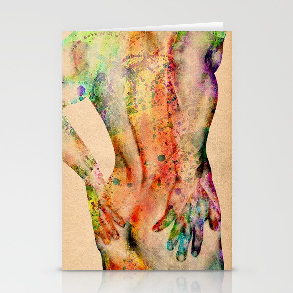 male nude art 1 Stationery Cards