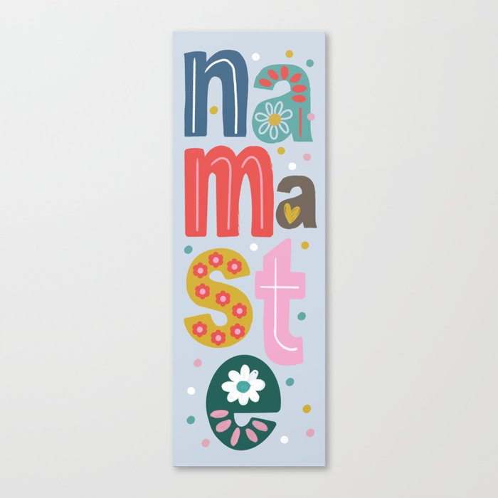 Namaste inspirational design Canvas Print