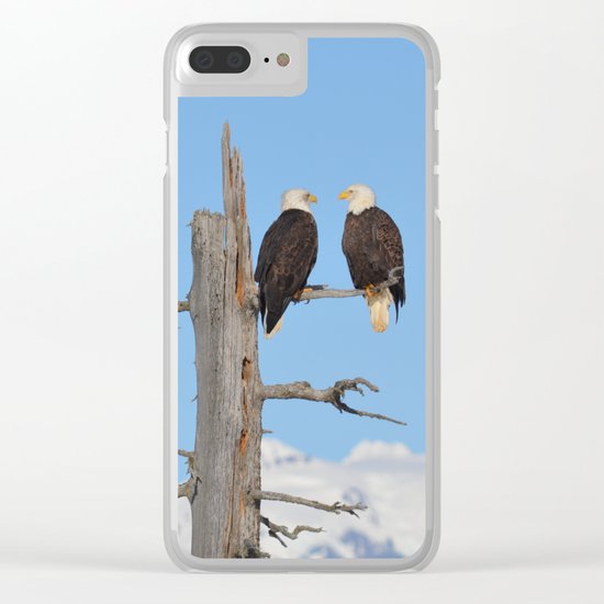 Perched With A View Duo Clear iPhone Case