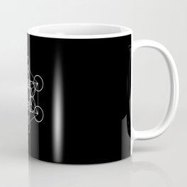 Metatron's Cube II Coffee Mug | Spirituality, Graphicdesign, Divine, Symbol, Positivethoughts, Circles, Meditation, Black And White, Archangel, Energy 