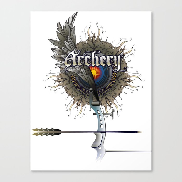 Archery  Bow Canvas Print