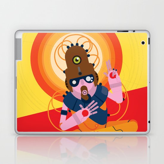 The inscrutable Lord ov Data Laptop & iPad Skin