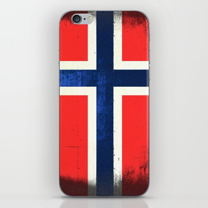 Norwegian flag iPhone Skin