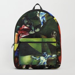 Chagall Marc Golgotha Backpack | Modernart, France, Classic, Modern, Abstract, Artist, French, Symbolism, Blue, Fauvism 