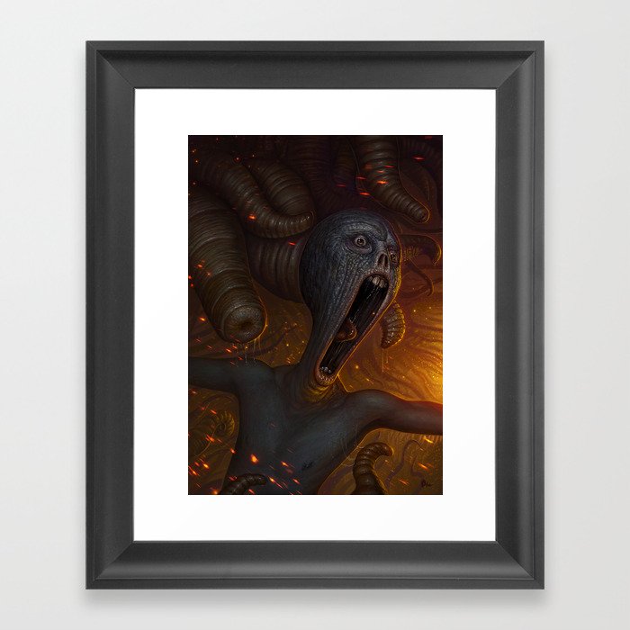 scream Framed Art Print