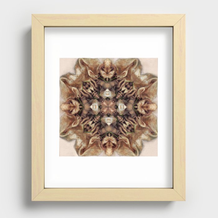 Fet Up and Folded  Recessed Framed Print