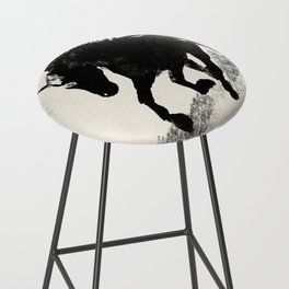 Wild Horse Sketch no 2 - southwest desert scene Bar Stool