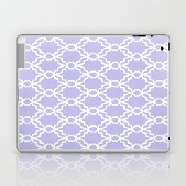 White and Purple Tessellation Line Pattern 35 Pairs DE 2022 Popular Color Violet Gems DE5940 Laptop Skin