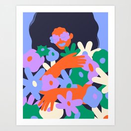 Power Flower Art Print