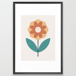 Retro Flower 2.1 Framed Art Print