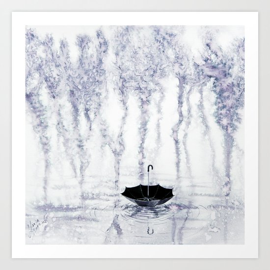 Rain Art Print